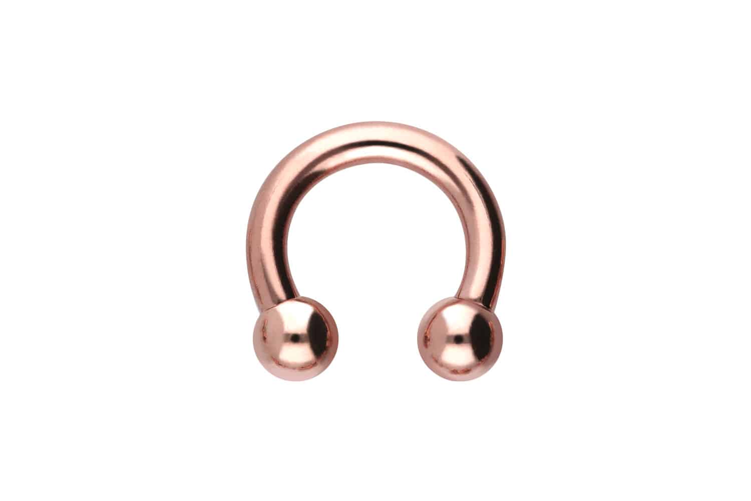 Titan Hufeisenring Piercing mit Innengewinde
